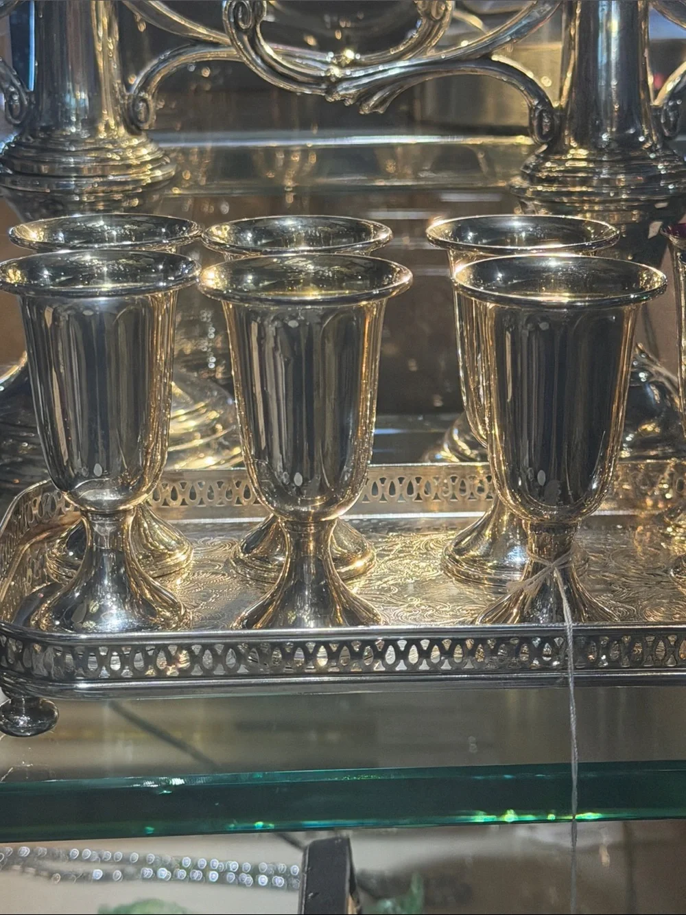 Silver Egg Cups (Set of 6)